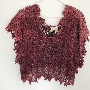 Lacey crop top